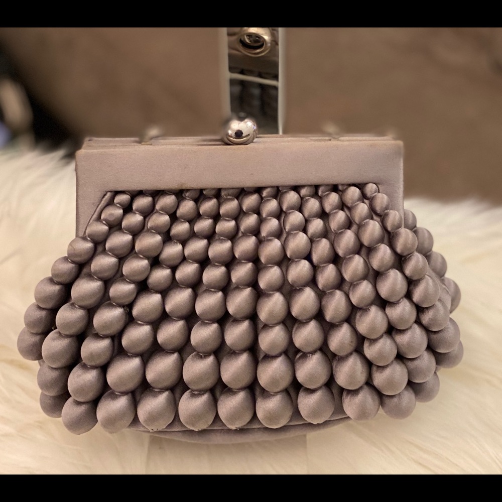Evening Silver/Pewter Clutch